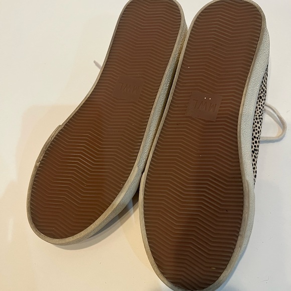 Madewell - Sidewalk low-top Sneakers in Spotted calf hair - Picture 3 of 4